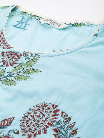 Cotton Printed Straight Kurta Pant And Dupatta