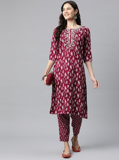 Viscose Rayon Tie And Dye Straight Kurta With Trouser