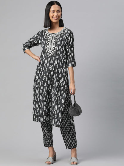 Viscose Rayon Tie And Dye Straight Kurta With Trouser