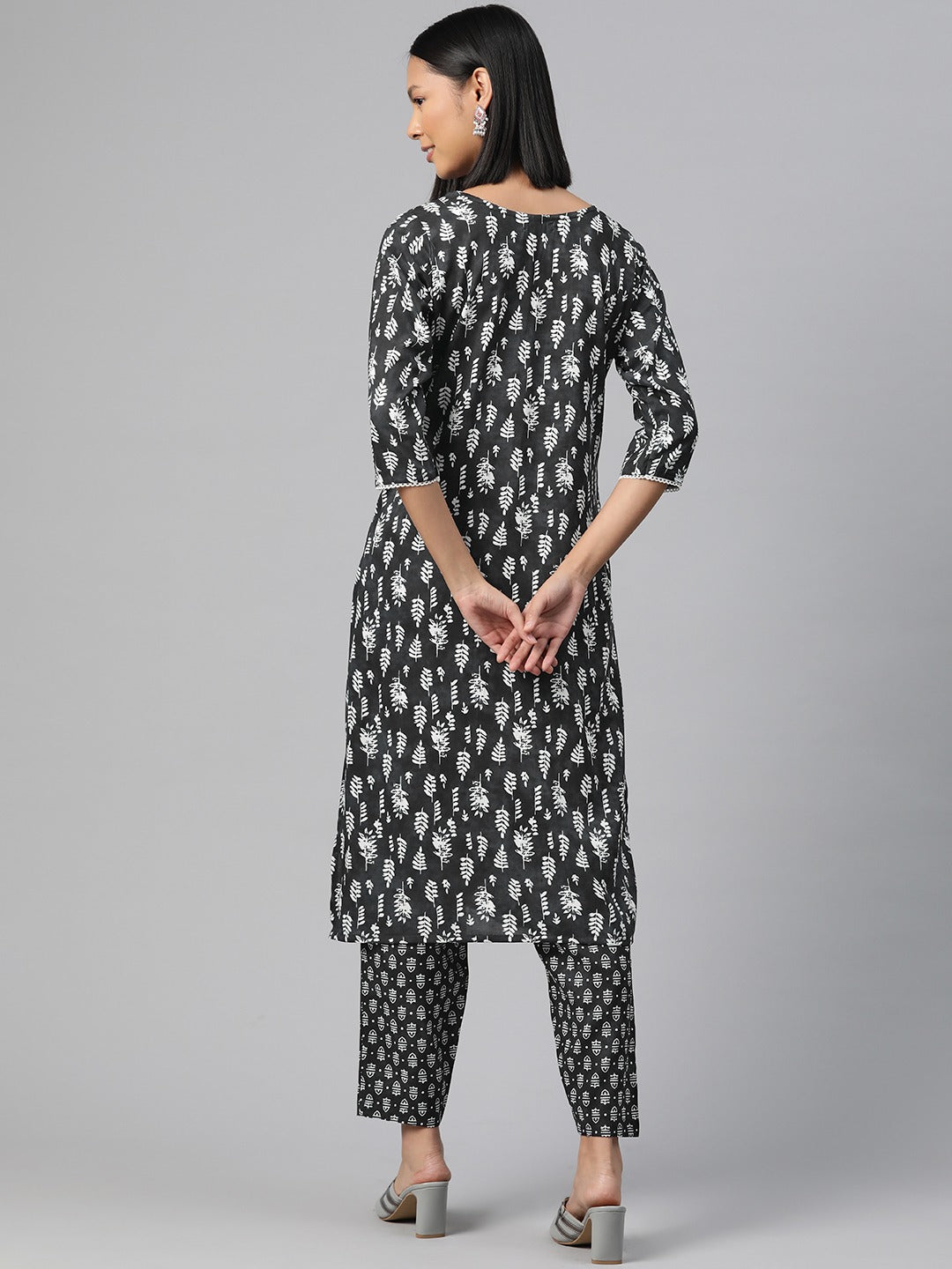 Viscose Rayon Tie And Dye Straight Kurta With Trouser