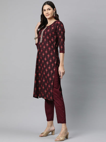 Cotton Printed Straight Kurta Pant And Dupatta