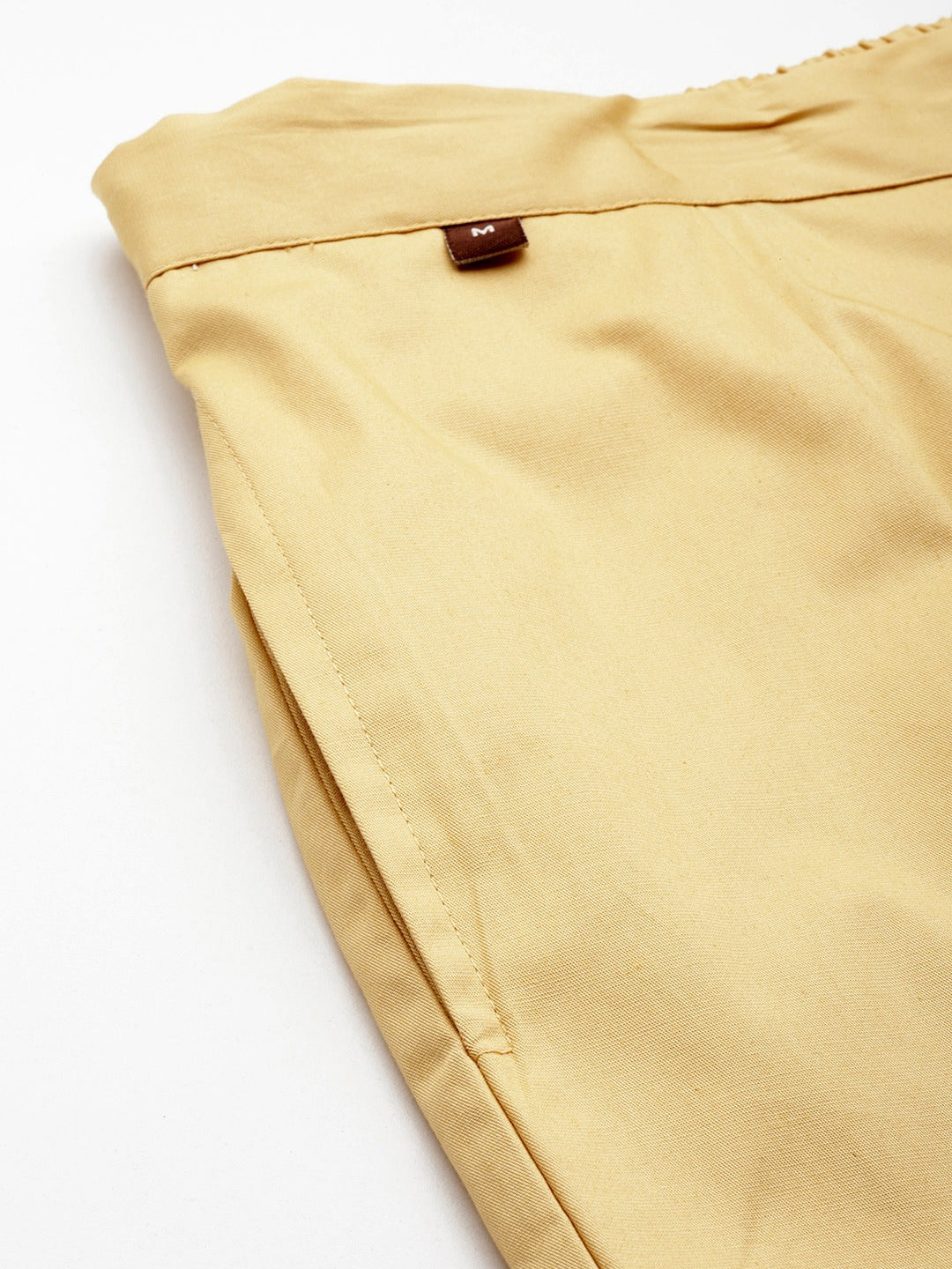 Cotton Lycra Fabric Yellow Color Trouser