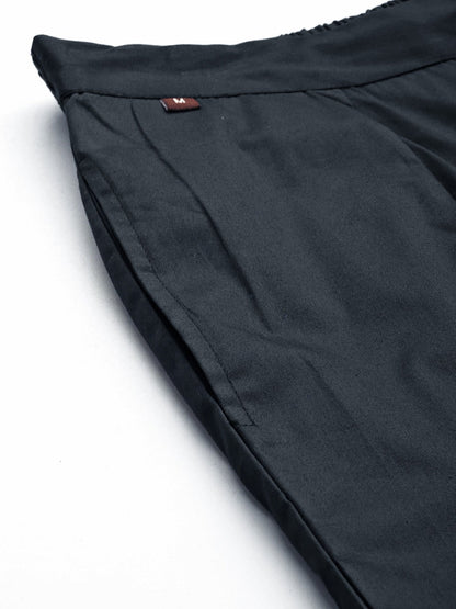 Cotton Lycra Fabric Metallic Color Trouser