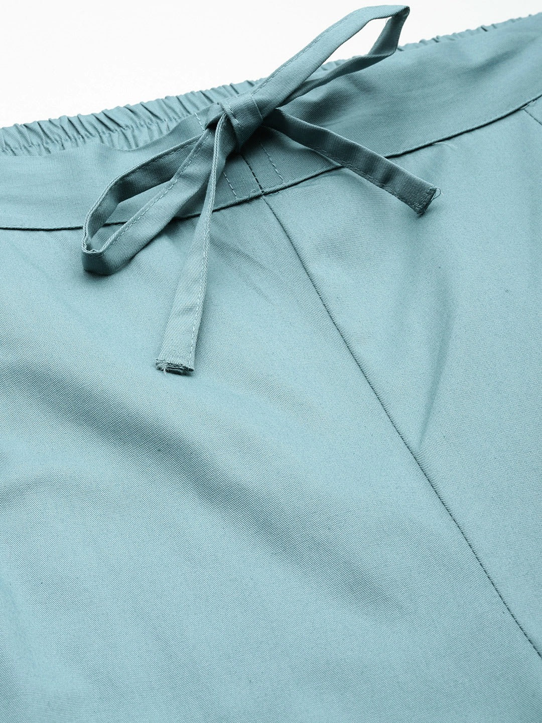Cotton Lycra Fabric Blue Color Trouser