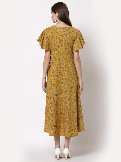 Floral  Printed Classic Dress