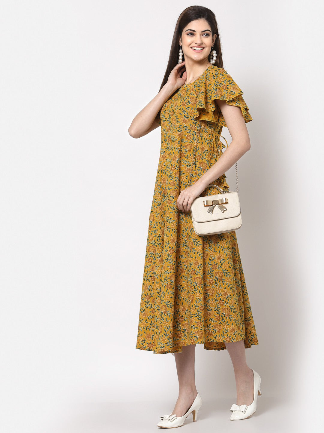 Floral  Printed Classic Dress