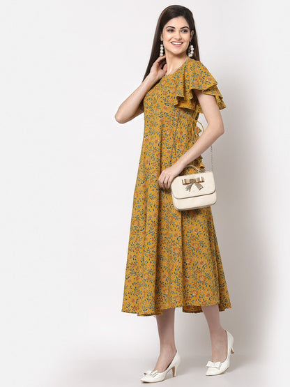 Floral  Printed Classic Dress