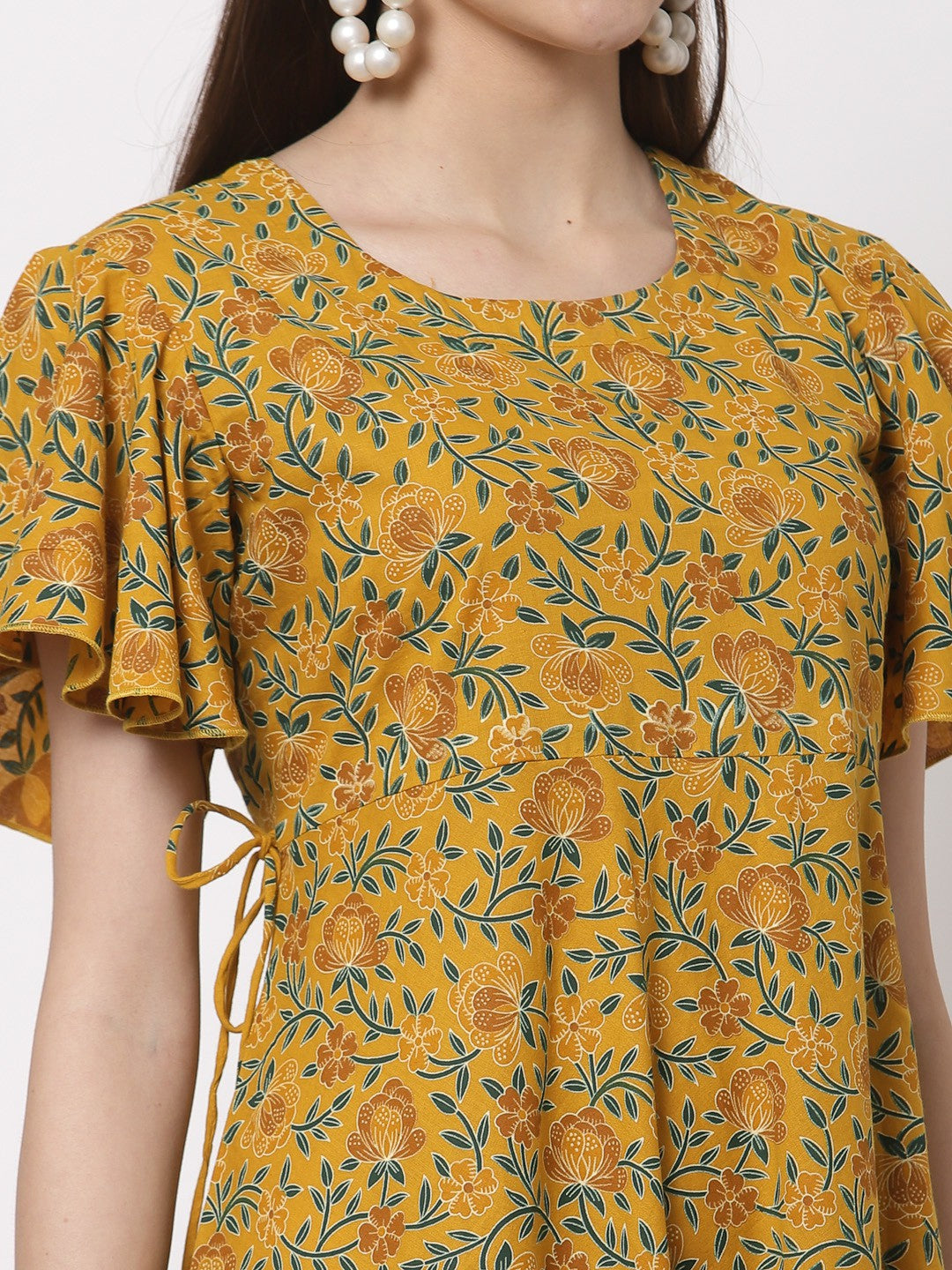 Floral  Printed Classic Dress