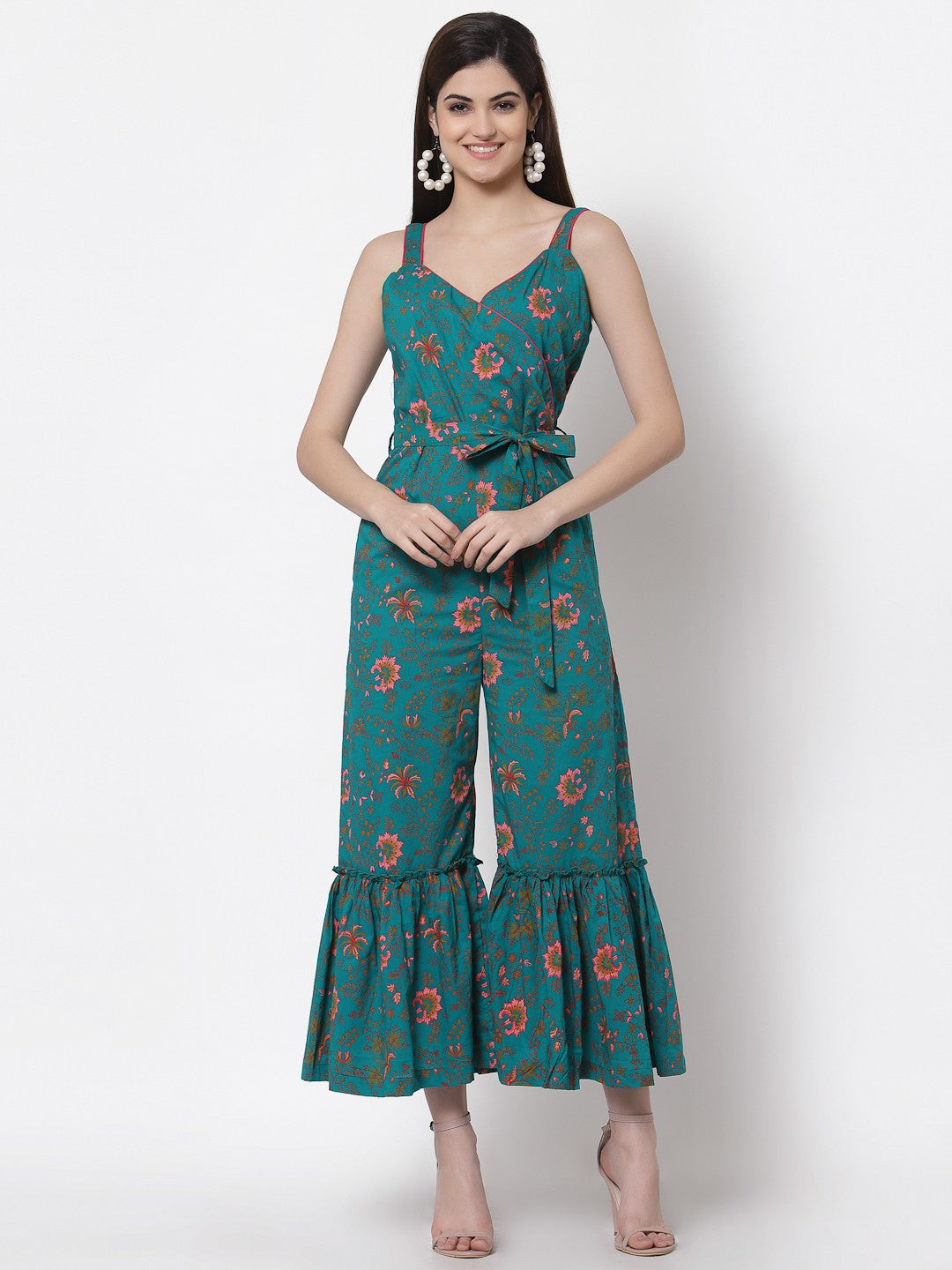 Kbz turquoise cotton printed ethnic wear – wholesale manufacturer & exporter from India