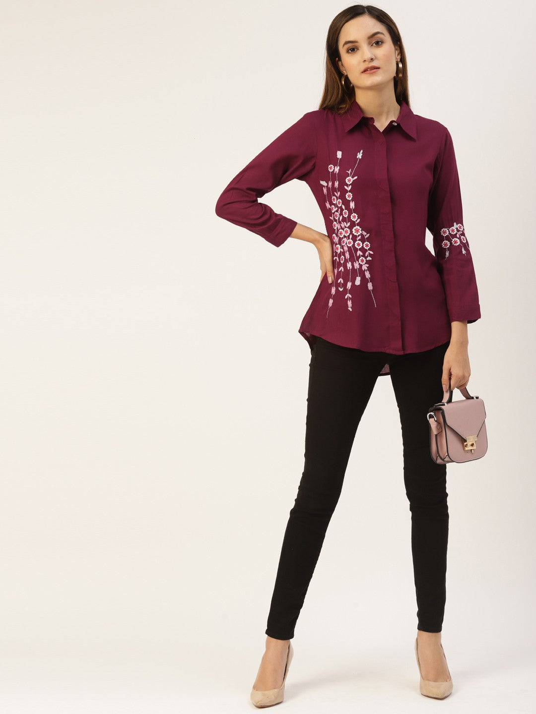 Rayon Solid Regular Top