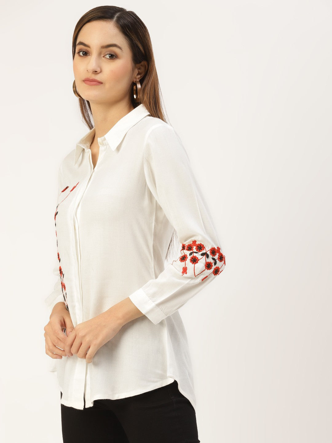 Rayon Solid Regular Top