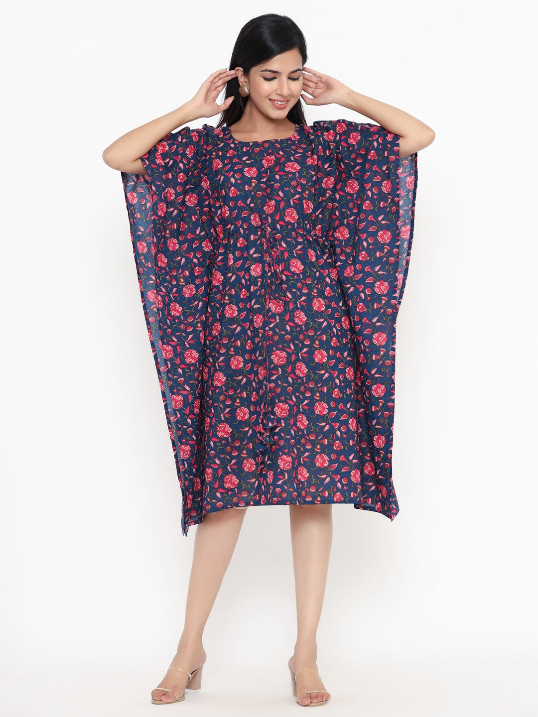 Kbz blue cotton floral ethnic wear – wholesale manufacturer &amp; exporter from India