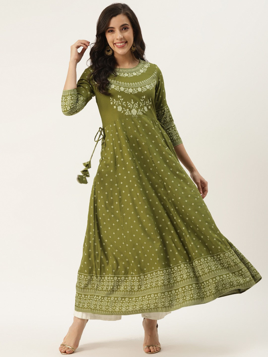 Kbz green printed kurta – wholesale manufacturer & exporter from India