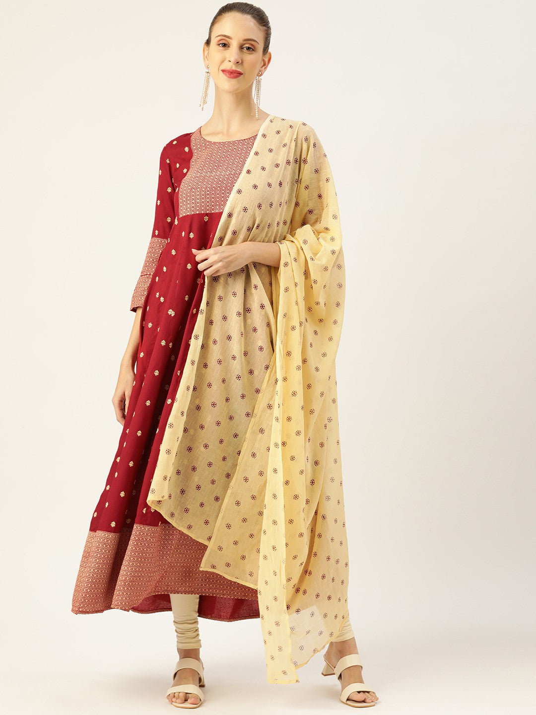 Kbz maroon printed kurta – wholesale manufacturer & exporter from India