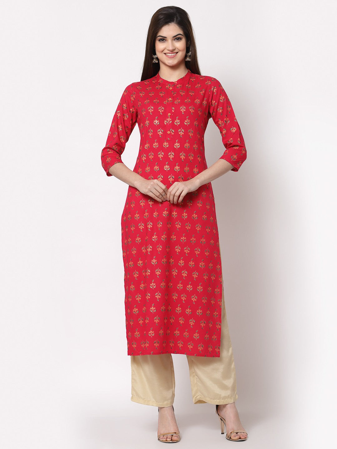 Kbz pink printed kurta – wholesale manufacturer & exporter from India