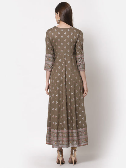 Anarkali Printed Kurta