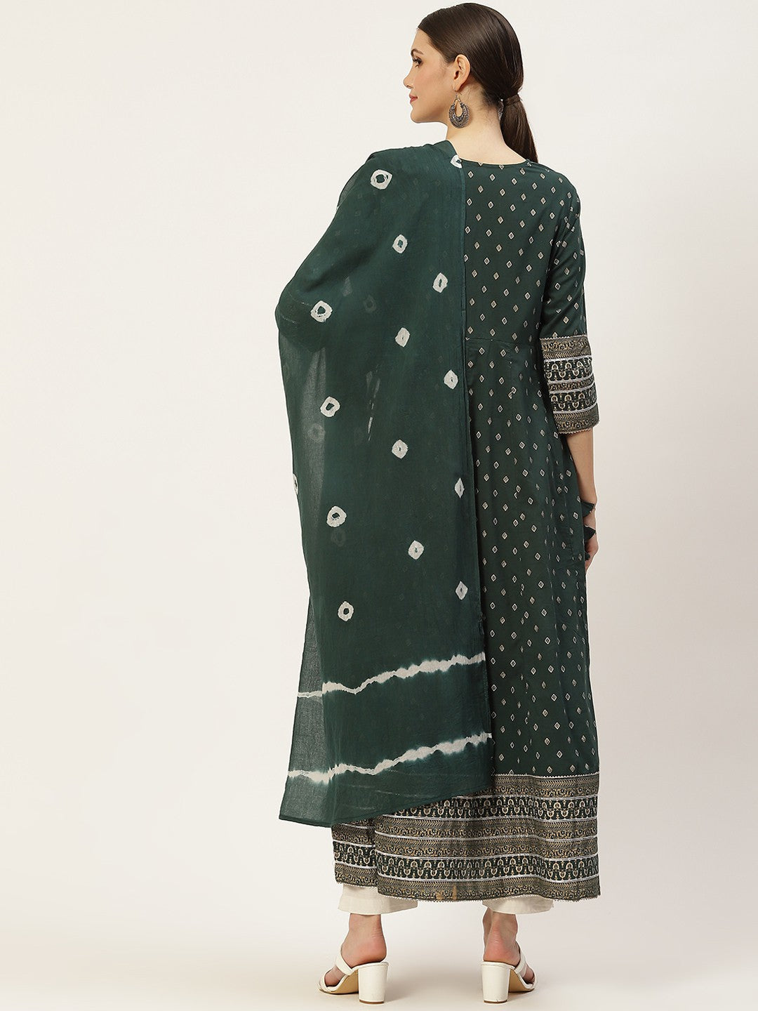 Flared Printed Kurta