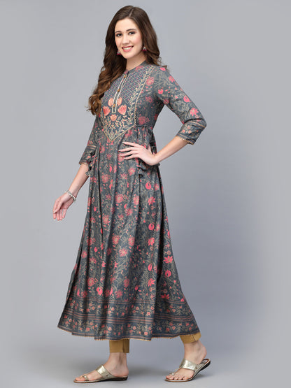 Anarkali Printed Kurta