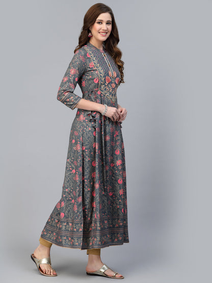 Anarkali Printed Kurta