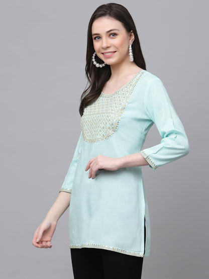 Cape Top Embroidered Kurta