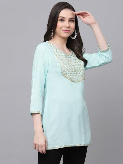 Cape Top Embroidered Kurta