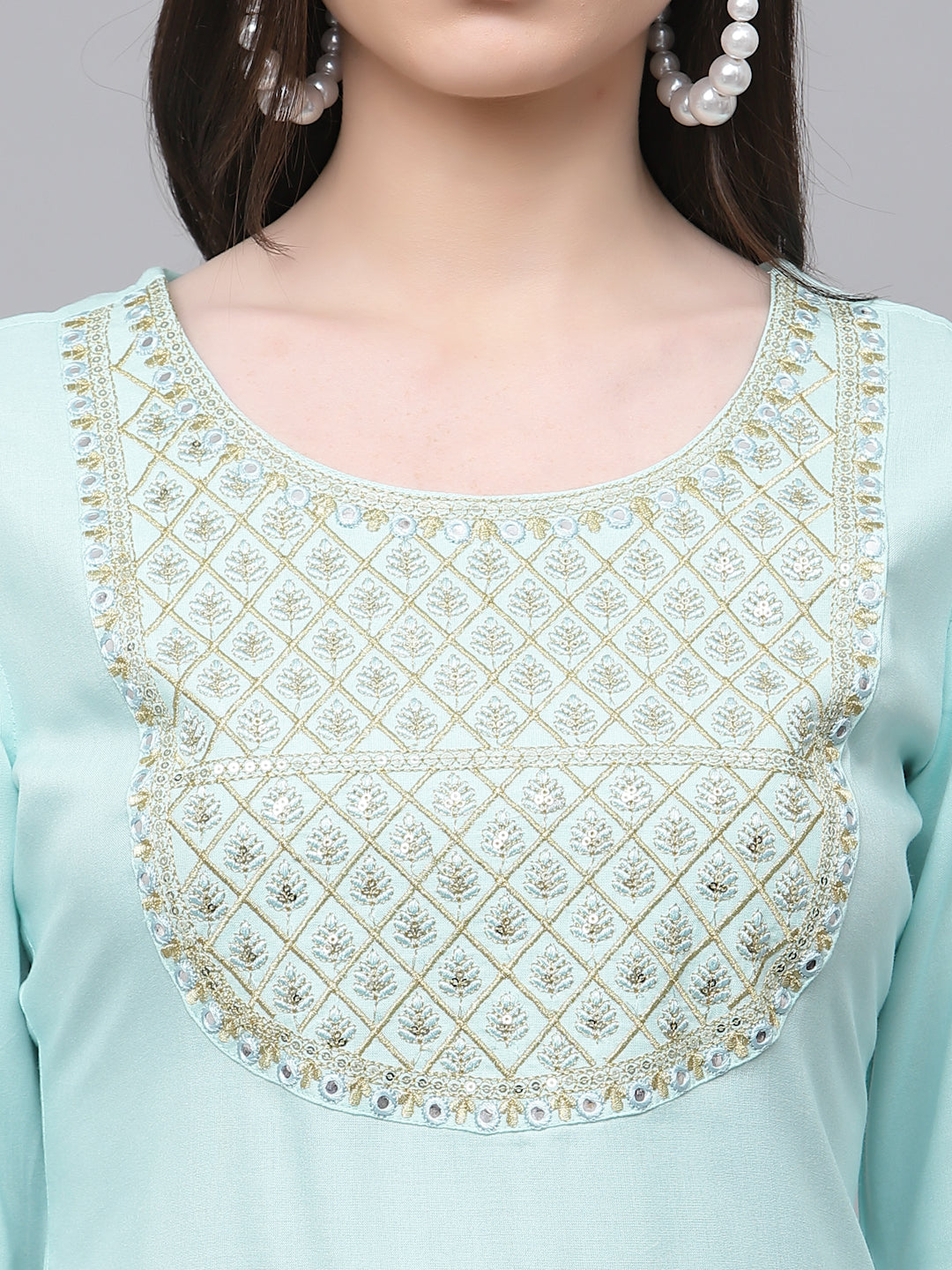 Cape Top Embroidered Kurta