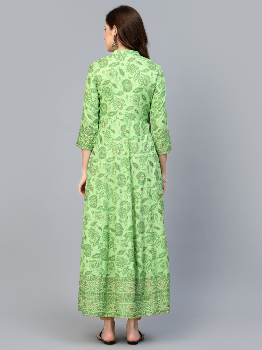 Rayon Printed Anarkali Kurta