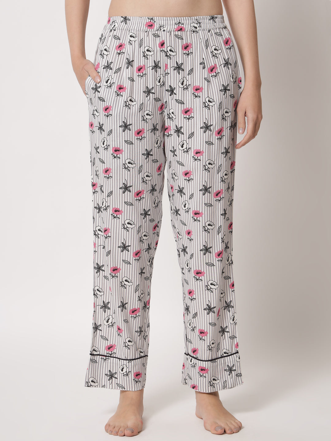 Rayon Printed Rayon Night Suit