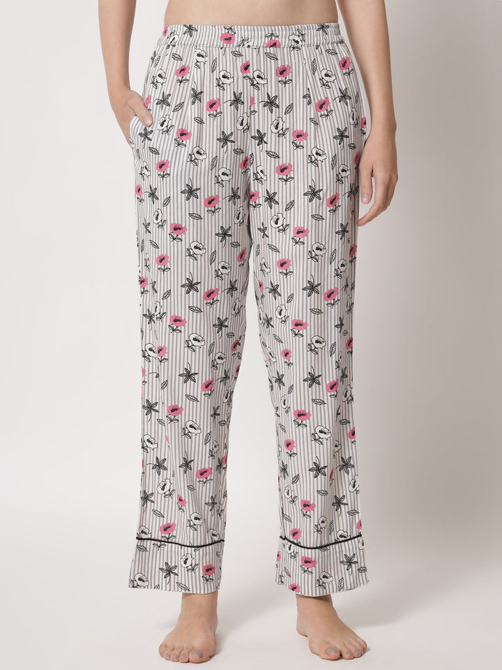 Rayon Printed Rayon Night Suit