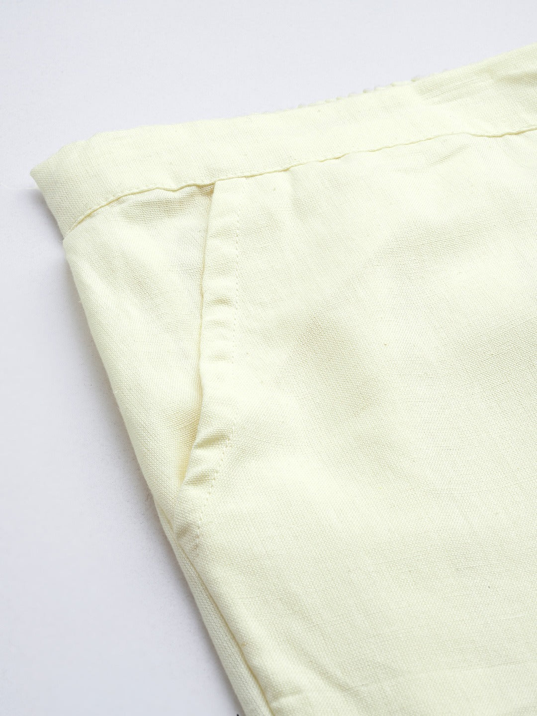 Cotton Fabric Off White Color Palazzo