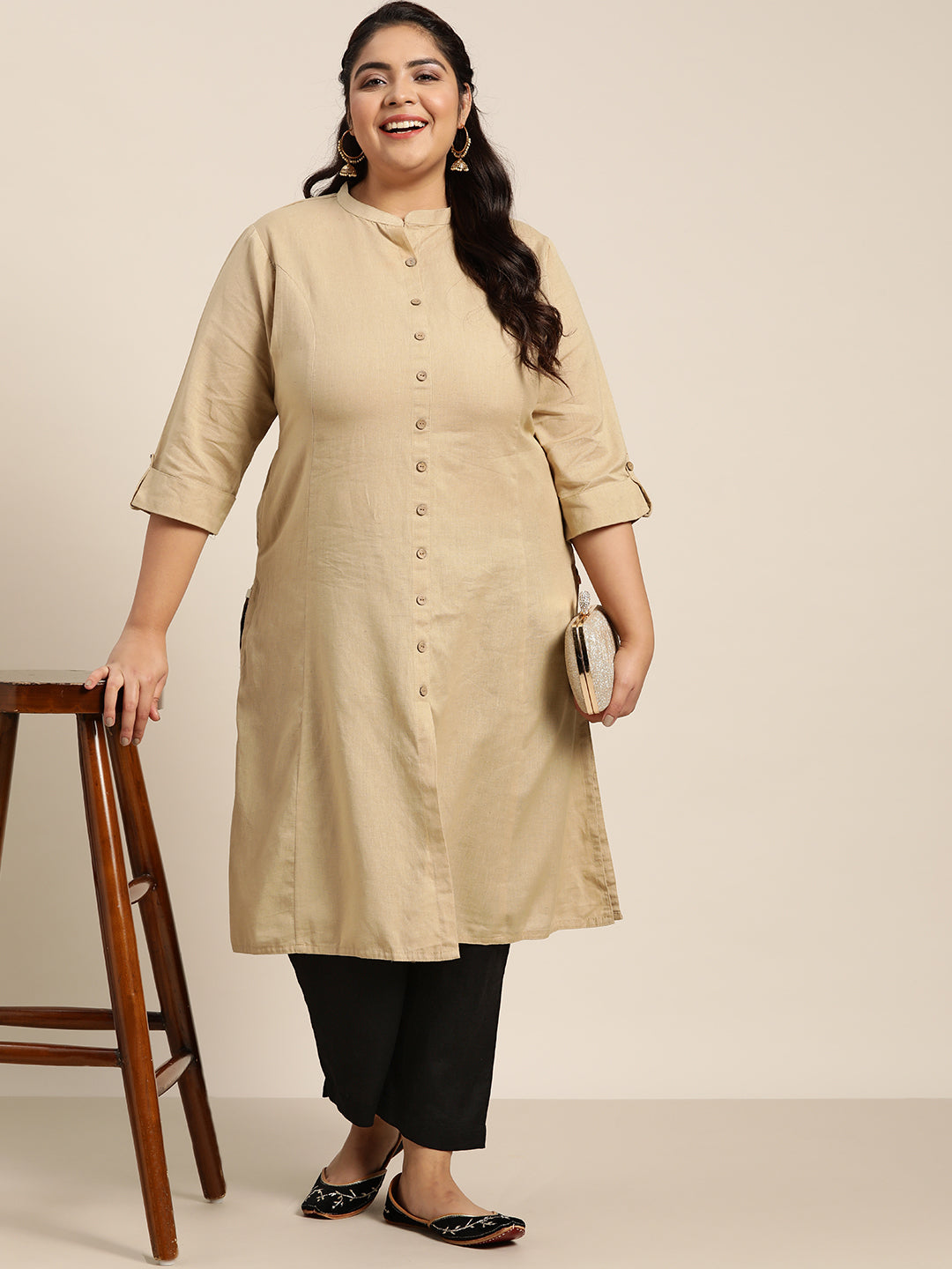 Black Rayon Flex Solid Slim Fit Pant/Slim Pant