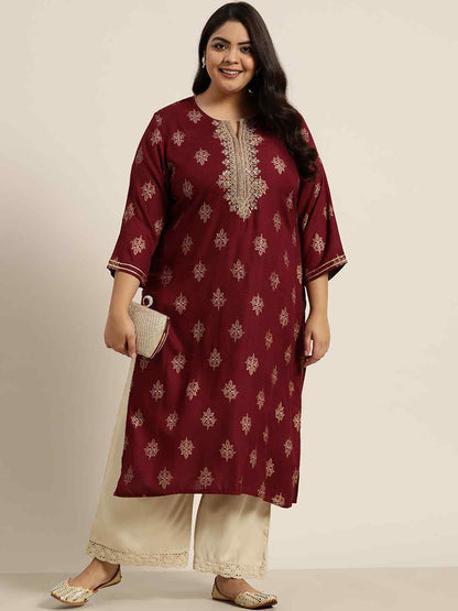 Beige Rayon Solid Wide Leg Palazzo