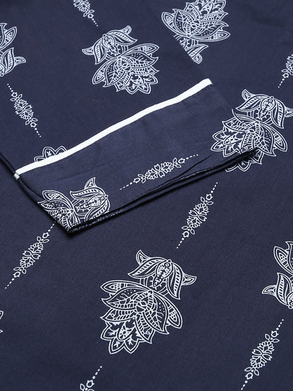 Cotton Floral Print Night Suit Set